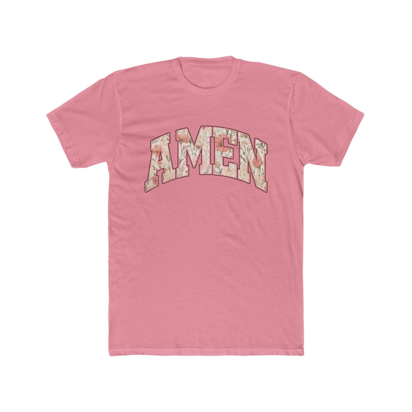 Amen Floral T-Shirt — Vintage Floral "AMEN" Graphic Tee