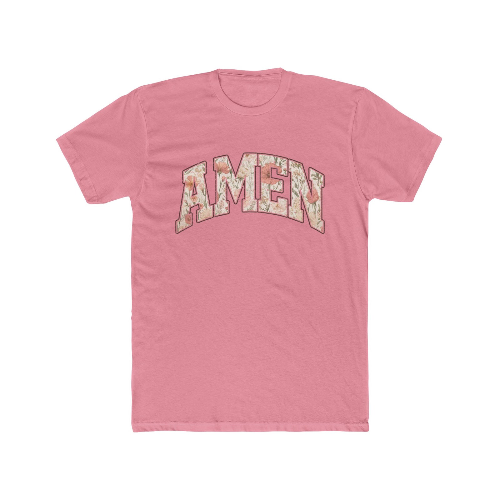 Amen Floral T-Shirt — Vintage Floral "AMEN" Graphic Tee