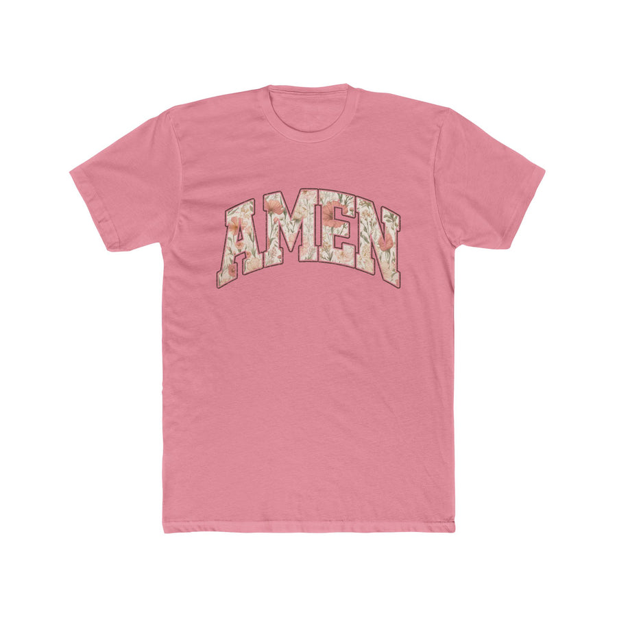 Amen Floral T-Shirt — Vintage Floral "AMEN" Graphic Tee