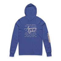 Load image into Gallery viewer, "Amazing Grace" Hooded Long Sleeve Tee
