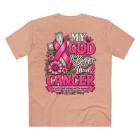 Load image into Gallery viewer, "My God Is Bigger Than Cancer" Tee