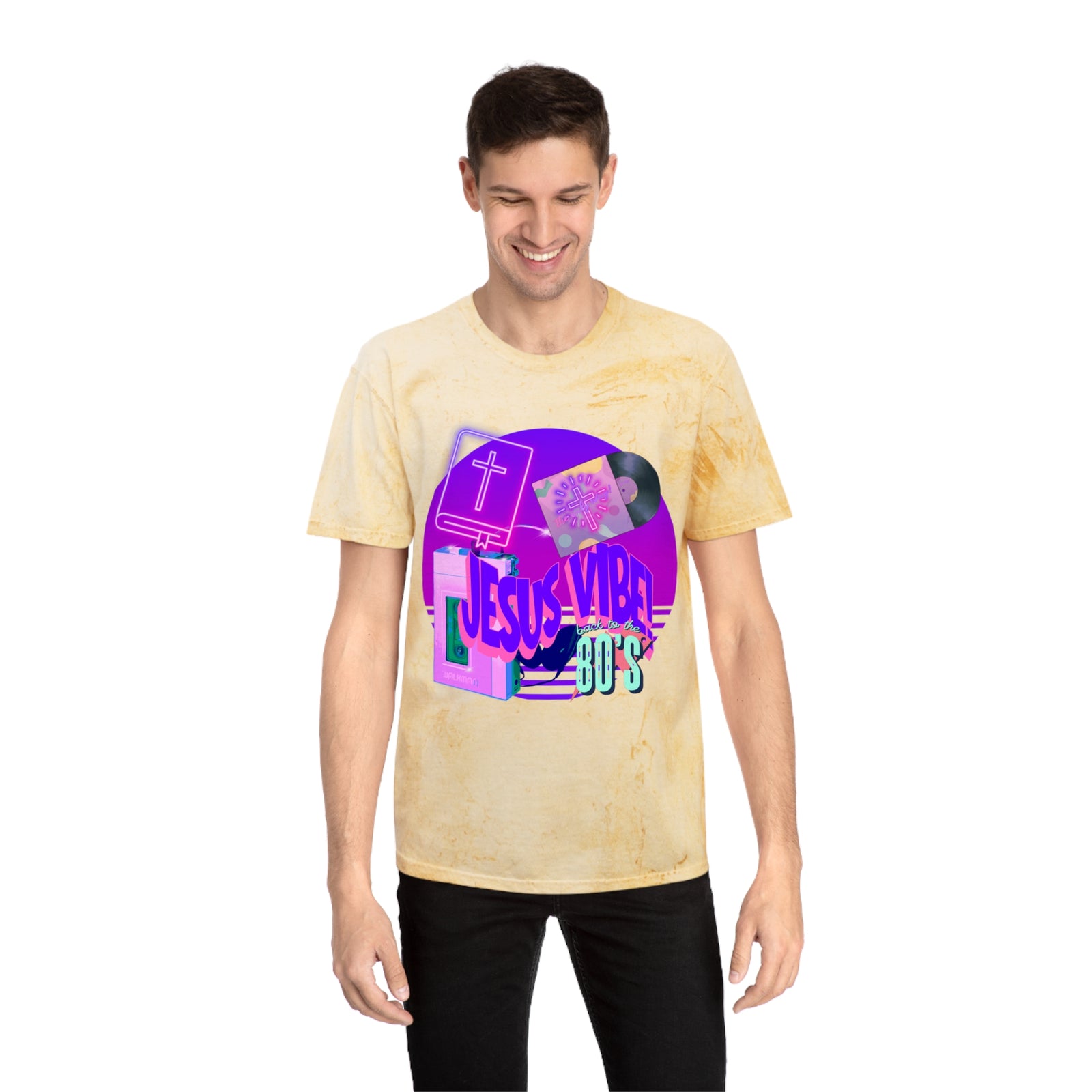 Jesus Vibe 80s T-Shirt — Retro Christian Graphic Tee