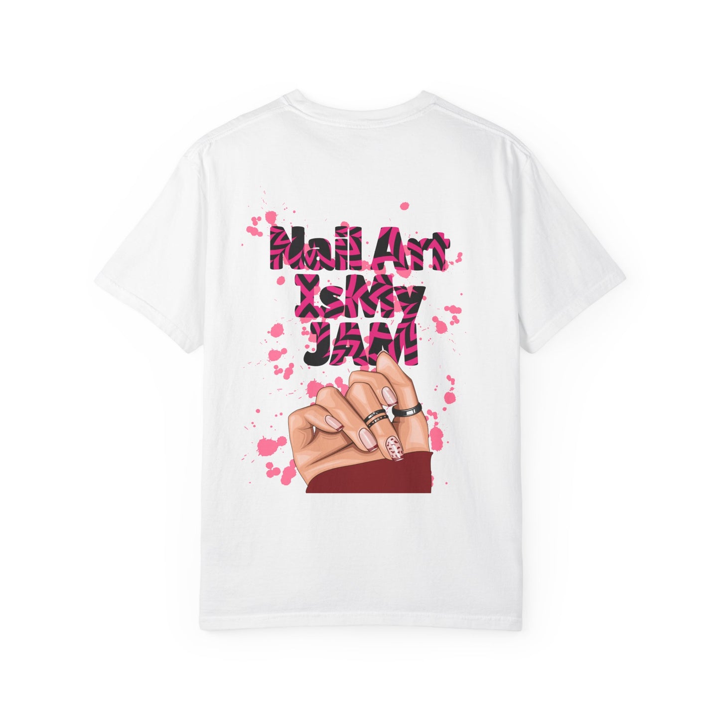 Nail Art Jersey T-Shirt — Graphic Nail Salon Design