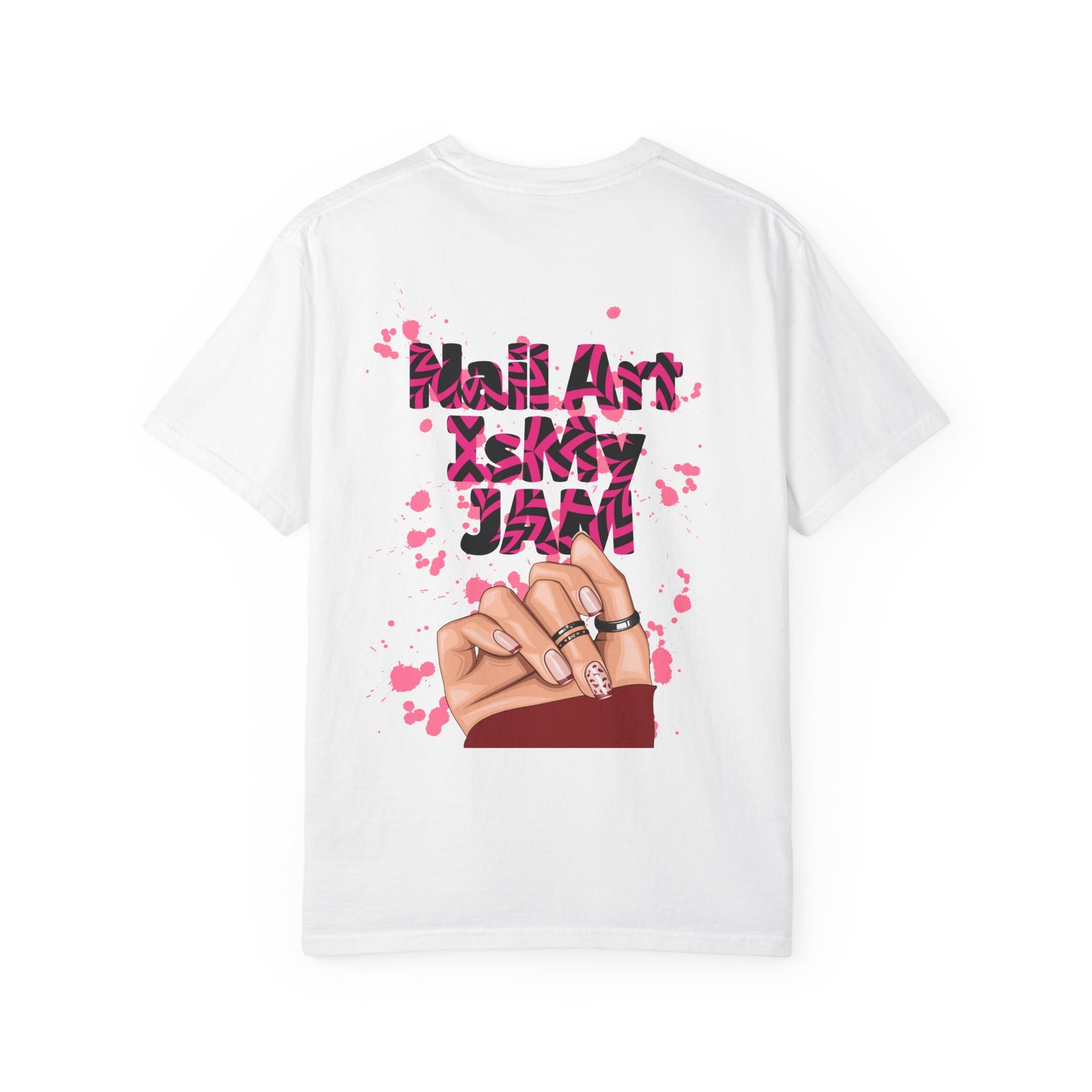 Nail Art Jersey T-Shirt — Graphic Nail Salon Design