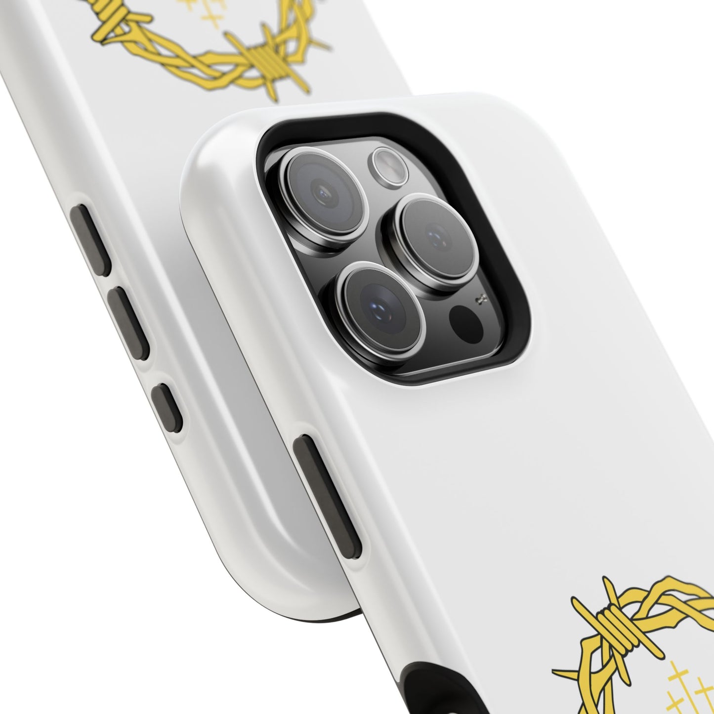 Impact-Resistant Phone Case — 'True Love' Crown of Thorns Faith Design