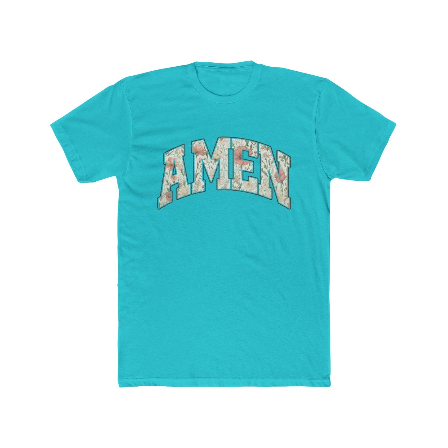 Amen Floral T-Shirt — Vintage Floral "AMEN" Graphic Tee