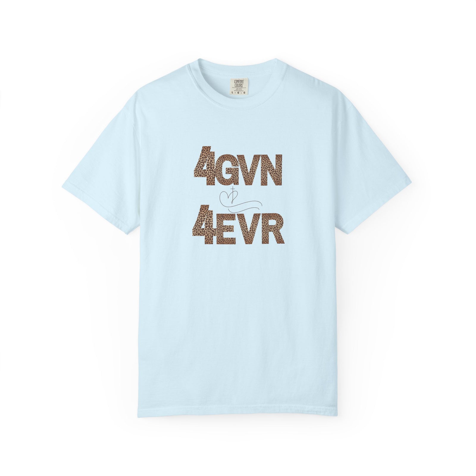T-Shirt — 4GVN 4EVR Block Letter Graphic Tee