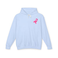 Load image into Gallery viewer, "Faith Over Fear" Pink Ribbon Front/Back Printed Hoodie