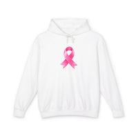 Load image into Gallery viewer, "Pink Ribbon" Front "Hope Courage Strength" Back- Hoodie