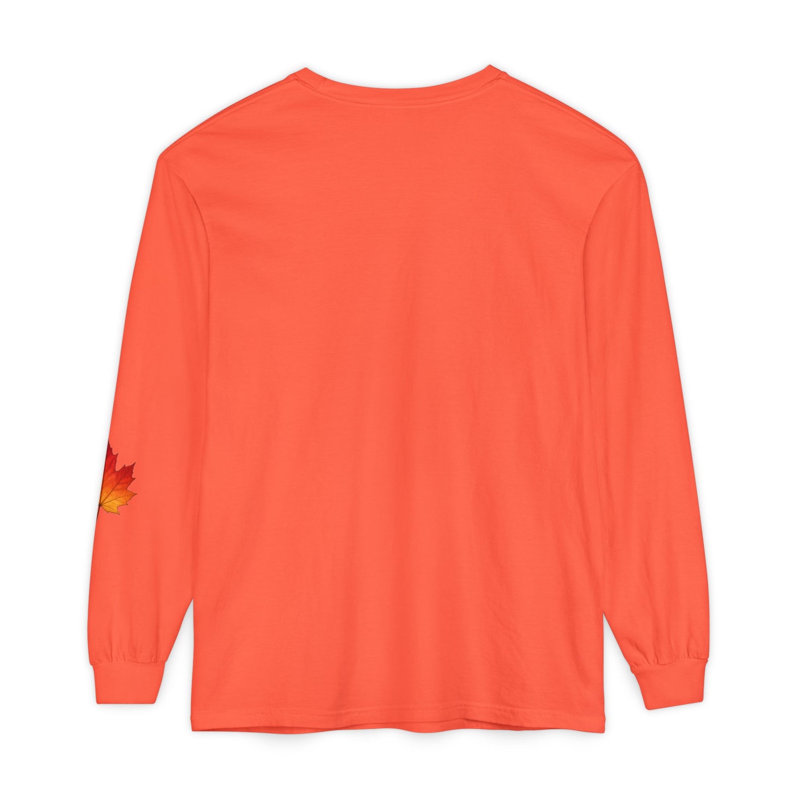 Halloween Pumpkin Long Sleeve Tee — Colorful Jack-O'-Lantern Graphic