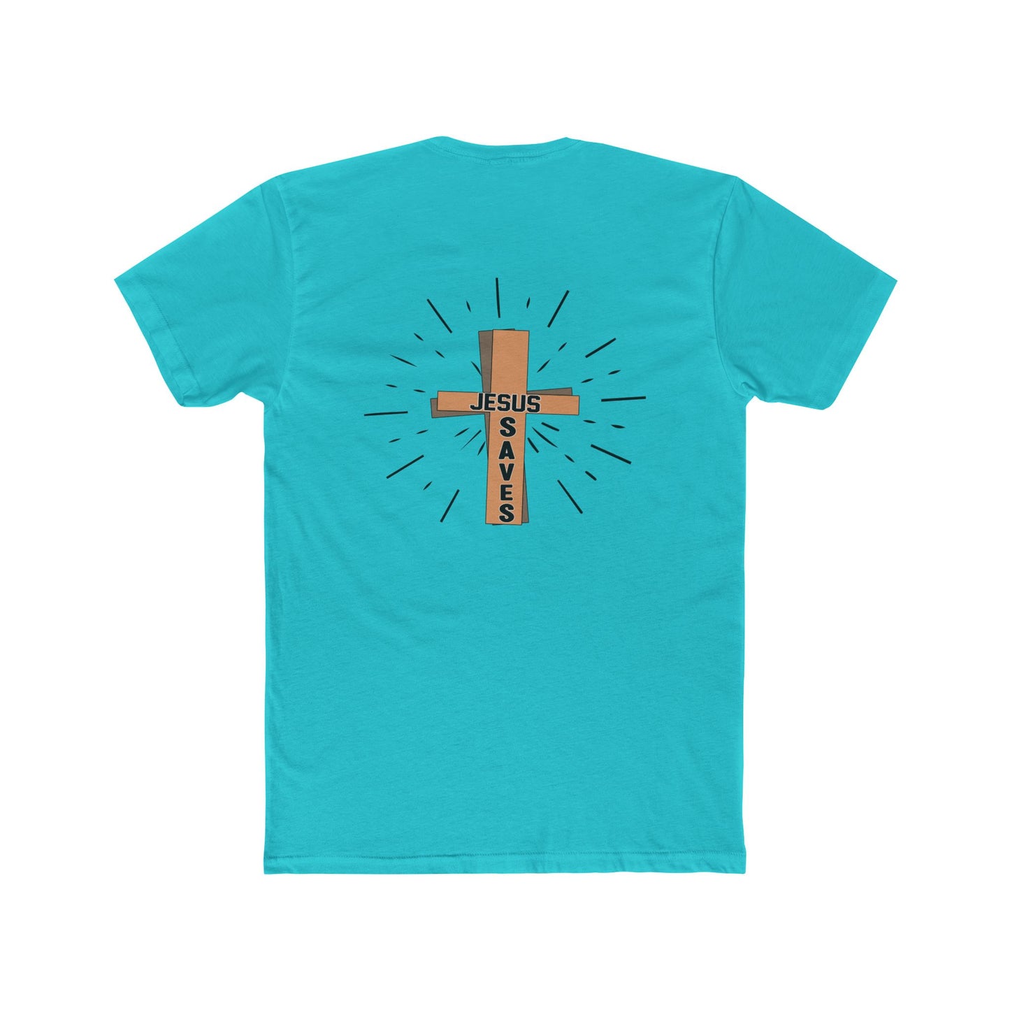 Jesus Saves Cross T‑Shirt — Christian Faith Tee