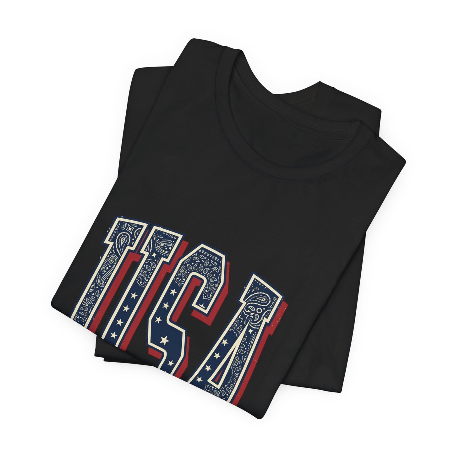 Vintage USA Graphic Tee | 4th of July Americana Stars & Stripes