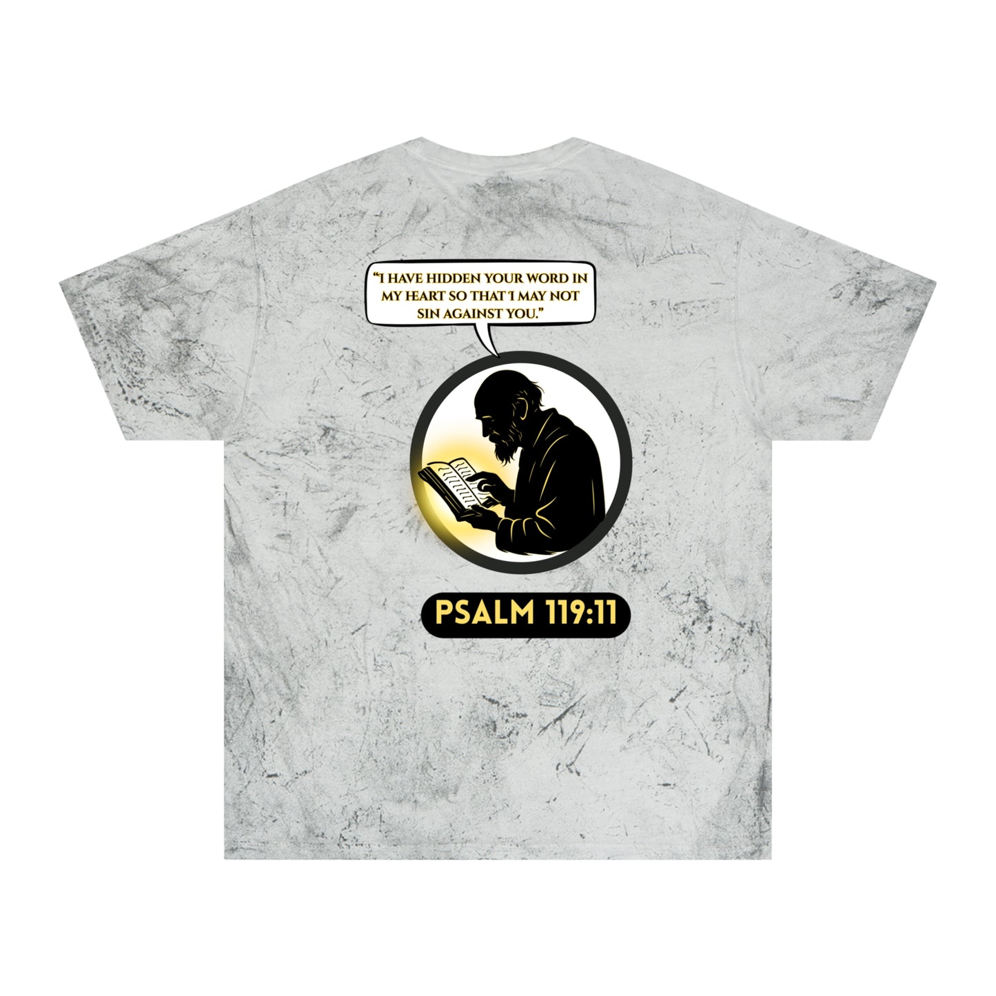 Psalm 119:11 Tie-Dye T-Shirt — Christian Prayer Graphic Tee
