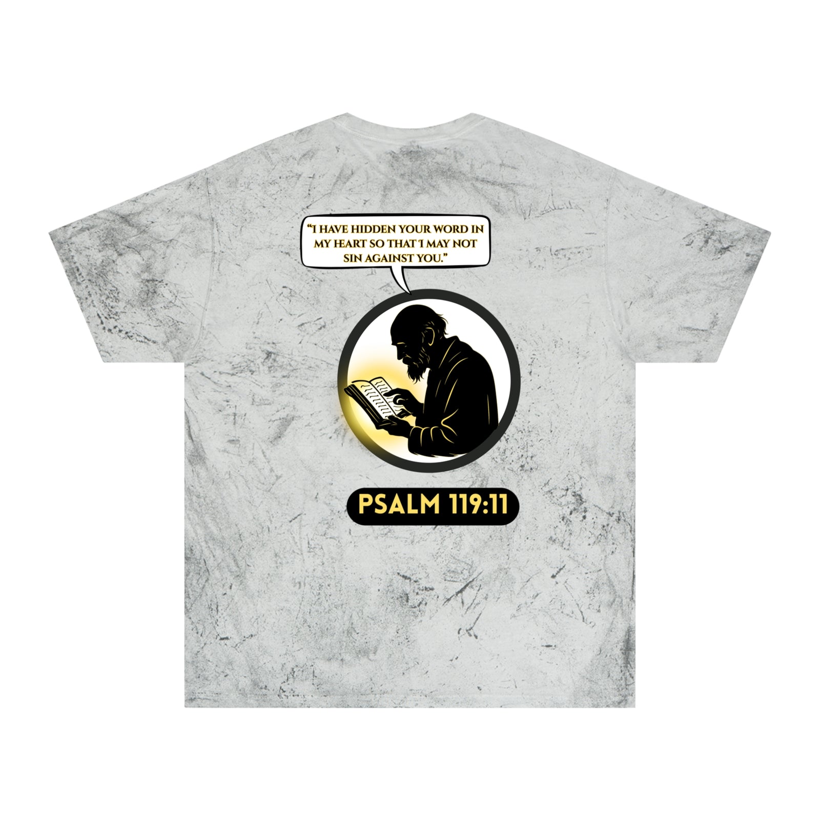 Psalm 119:11 Tie-Dye T-Shirt — Christian Prayer Graphic Tee