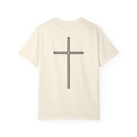 Load image into Gallery viewer, Refined by Grace T-Shirt — Minimal Christian Cross Graphic Tee