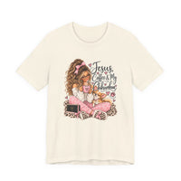 Load image into Gallery viewer, "Jesus, Coffee &amp; My Chihuahua" Tee