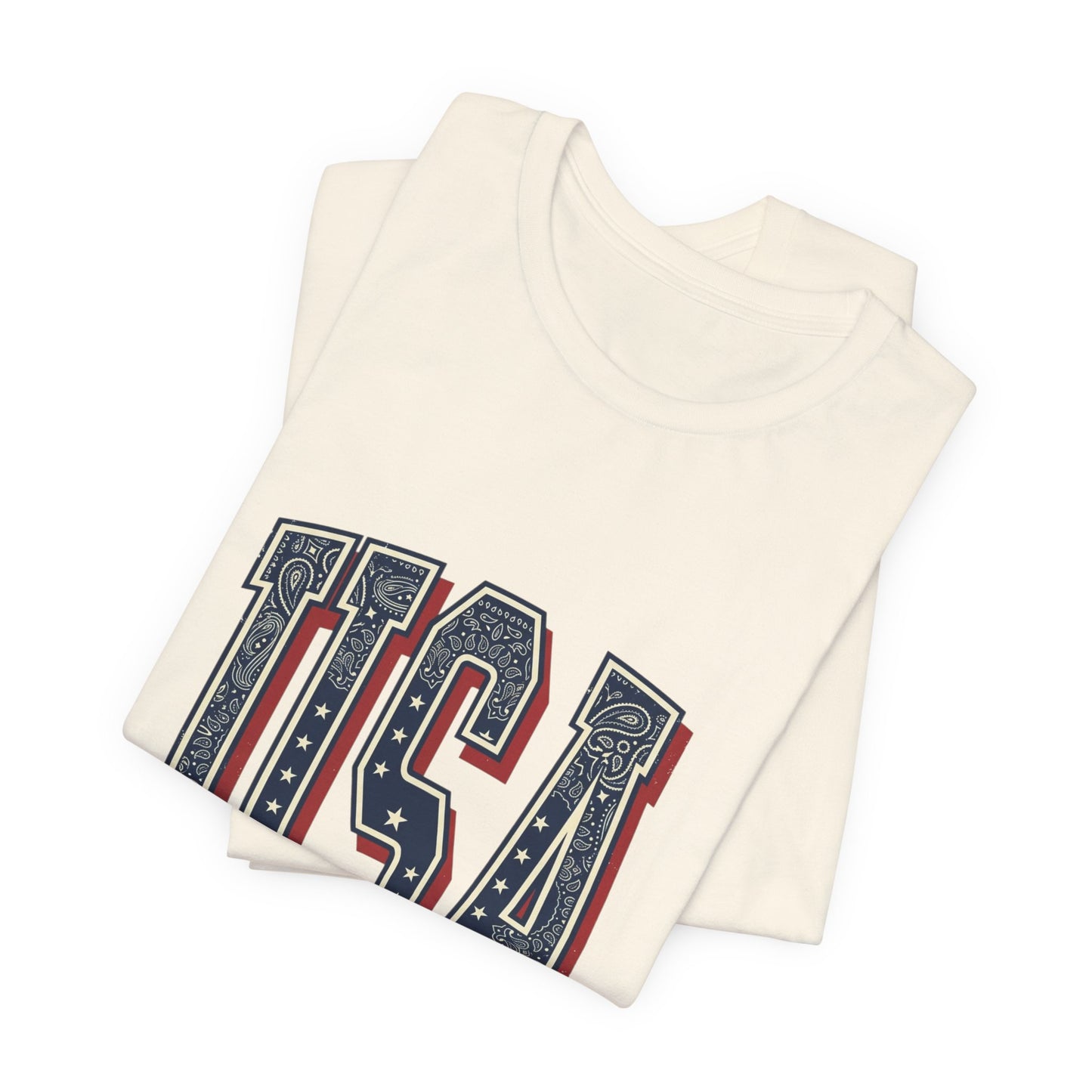 Vintage USA Graphic Tee | 4th of July Americana Stars & Stripes