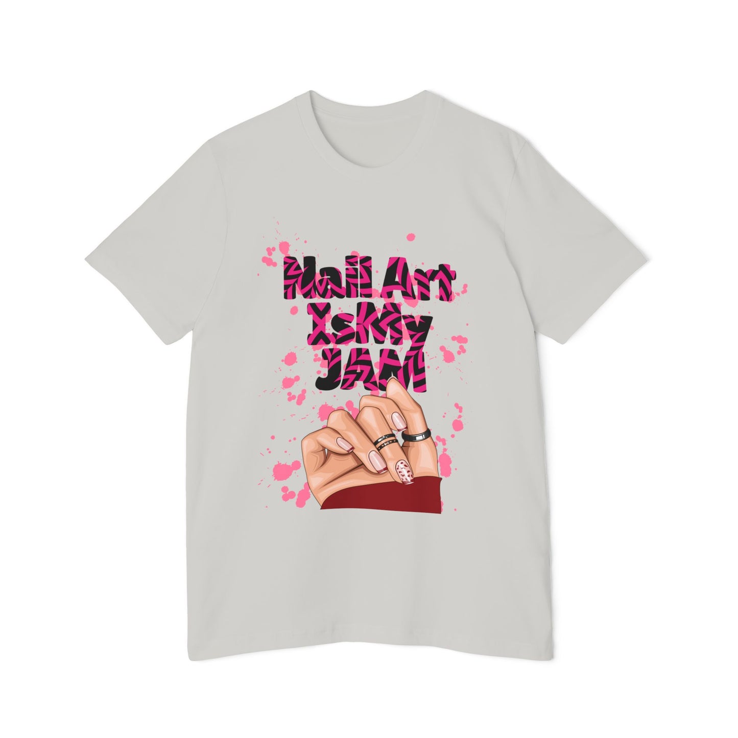 Nail Art Squad T-Shirt – Pink Graffiti Nails Design