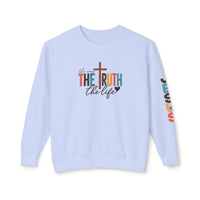 Load image into Gallery viewer, "The Way the Truth the Life" Jesus sweatshirt