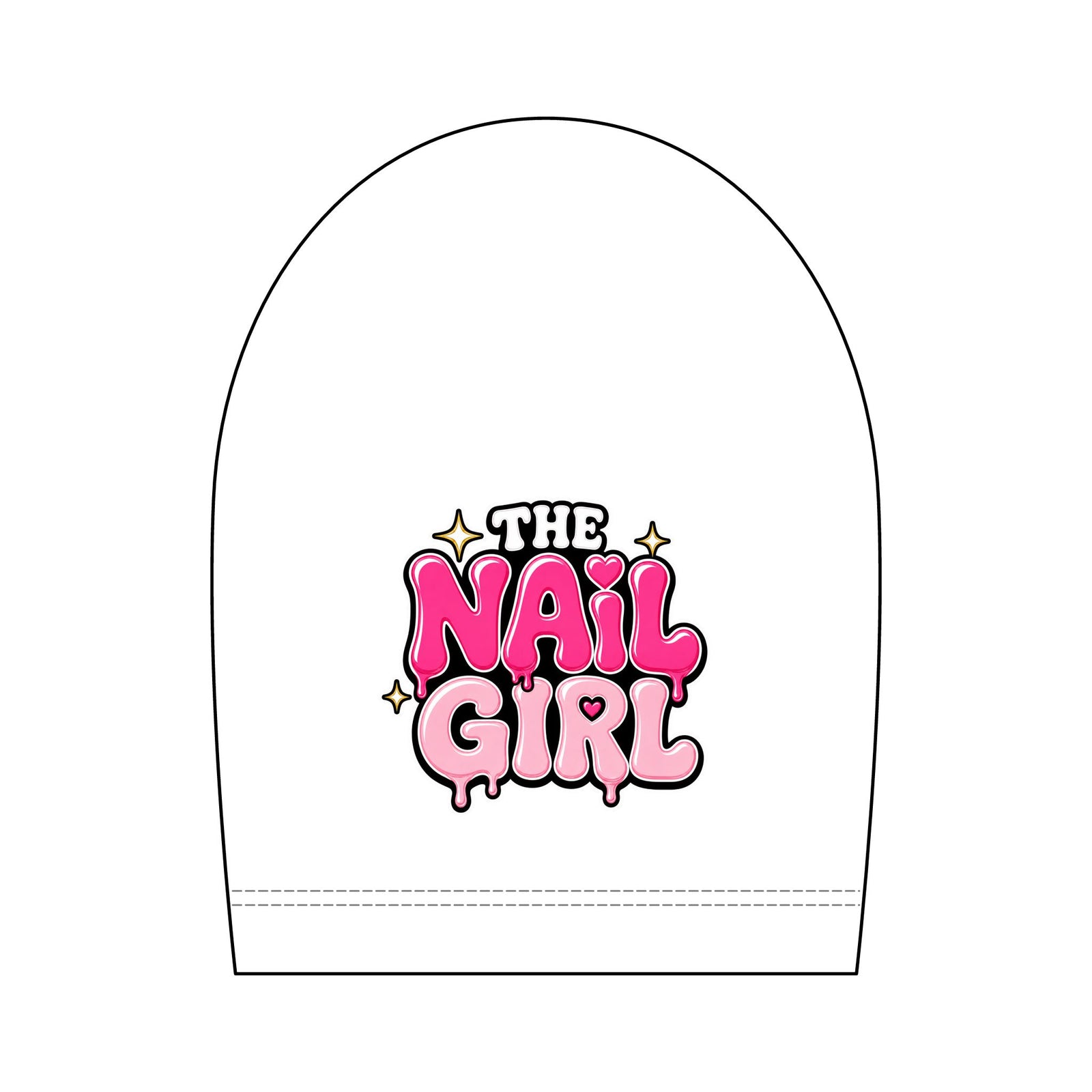 Women’s Graphic T-Shirt — “God First Fresh Nails Always” Pink Faith Nail Salon Tee