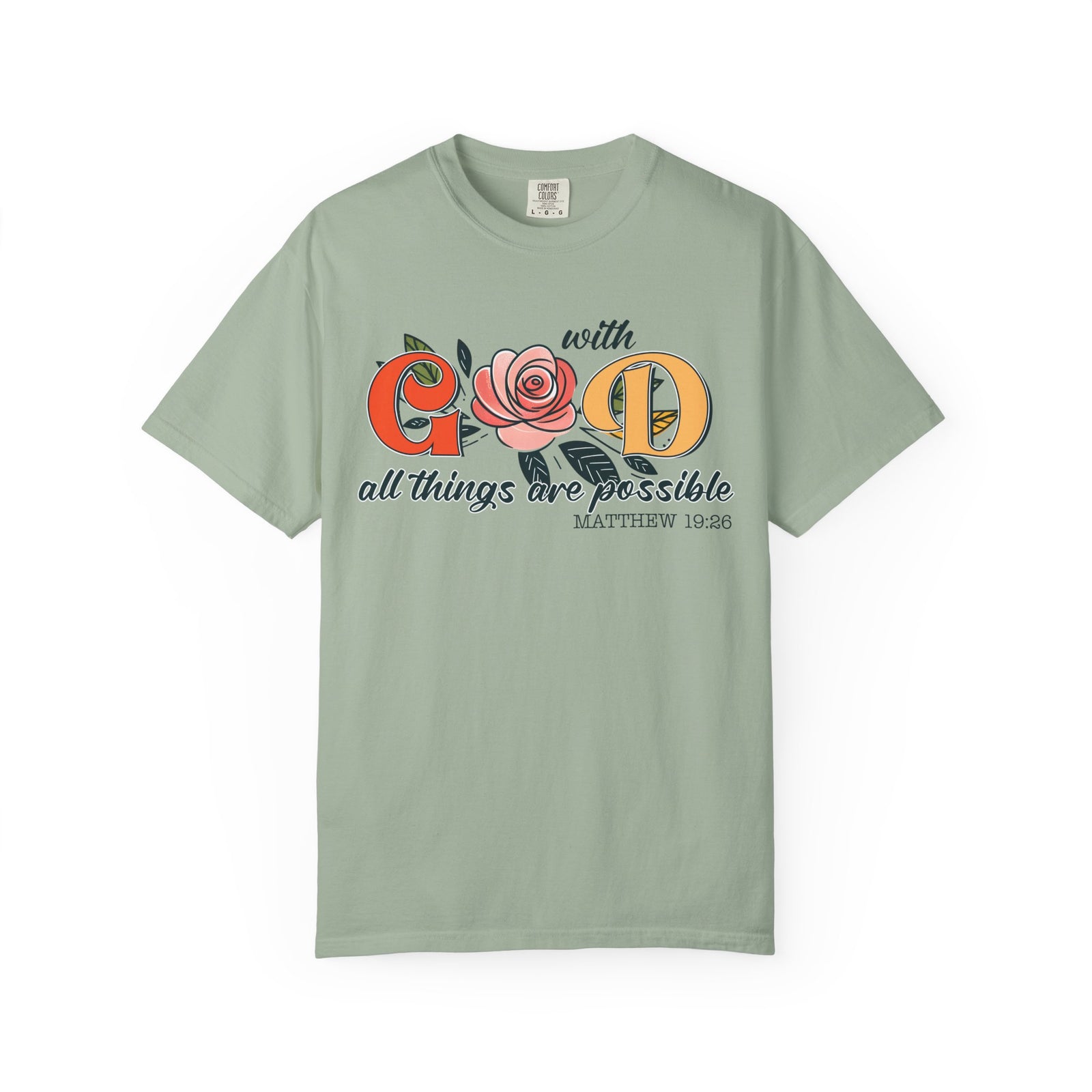 "With God All Things Are Possible" Graphic Tee