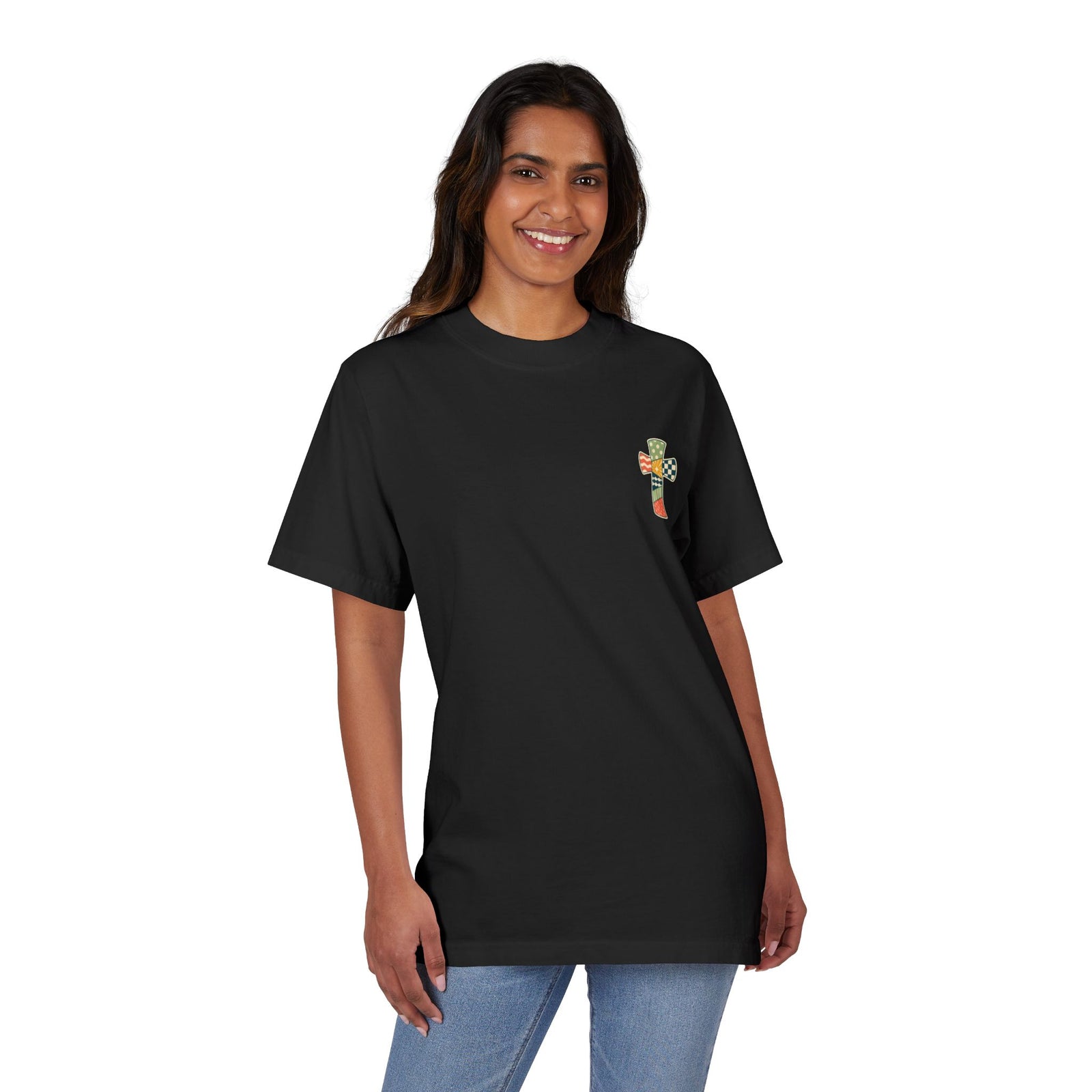 Pray On, Repeat T-Shirt — Christian Graphic Tee (1 Thessalonians 5:17)