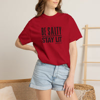 Load image into Gallery viewer, Be Salty Stay Lit Tee