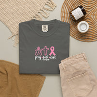 Load image into Gallery viewer, "Pray, Faith over Fear, Cure" Tee