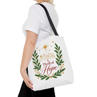 Load image into Gallery viewer, "A Thrill of Hope" Tote Bag