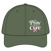Load image into Gallery viewer, "Pray for a Cure" Breast Cancer Awareness Hat
