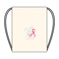 Load image into Gallery viewer, Pink Ribbon "Pray for Cure" Drawstring Bag