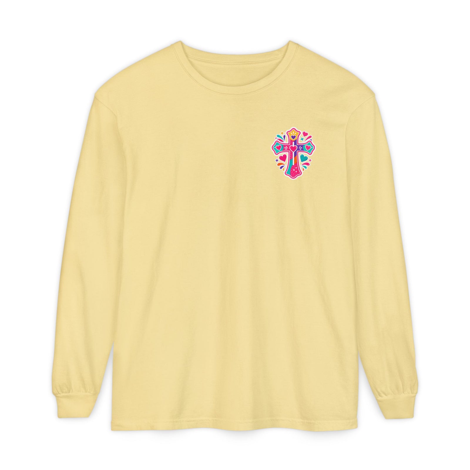 Unisex Garment-dyed Long Sleeve T-Shirt