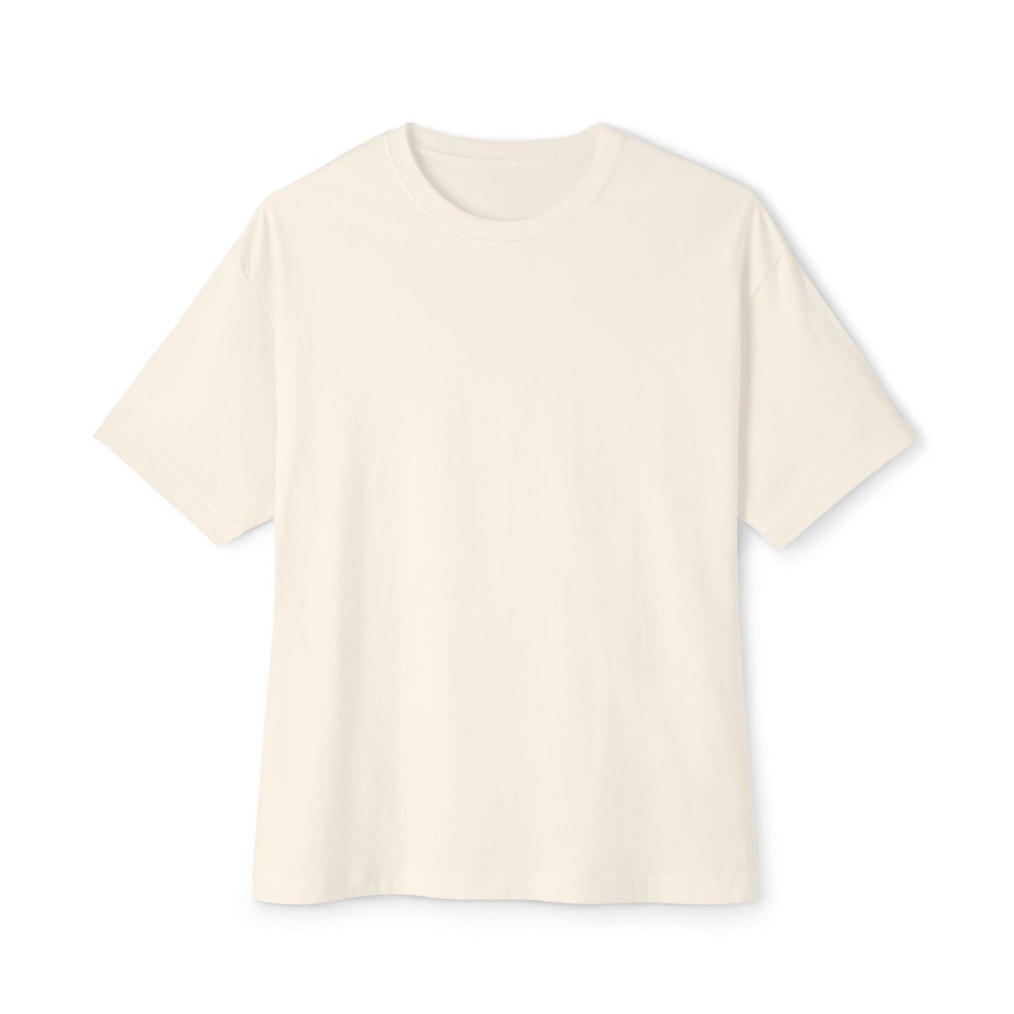 Faith Graphic Tee — "Only With Christ" Oversized Boxy T-Shirt