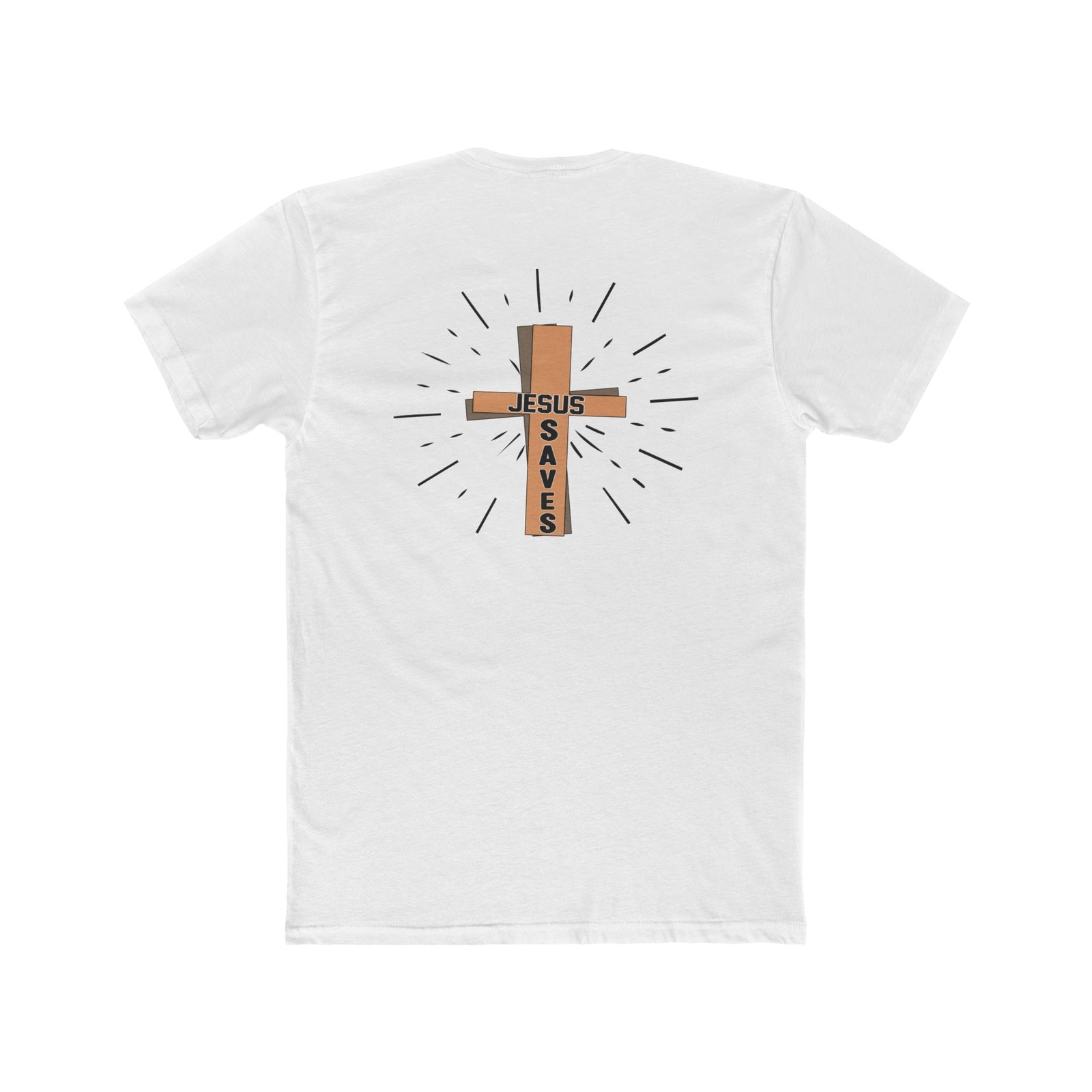 Jesus Saves Cross T‑Shirt — Christian Faith Tee