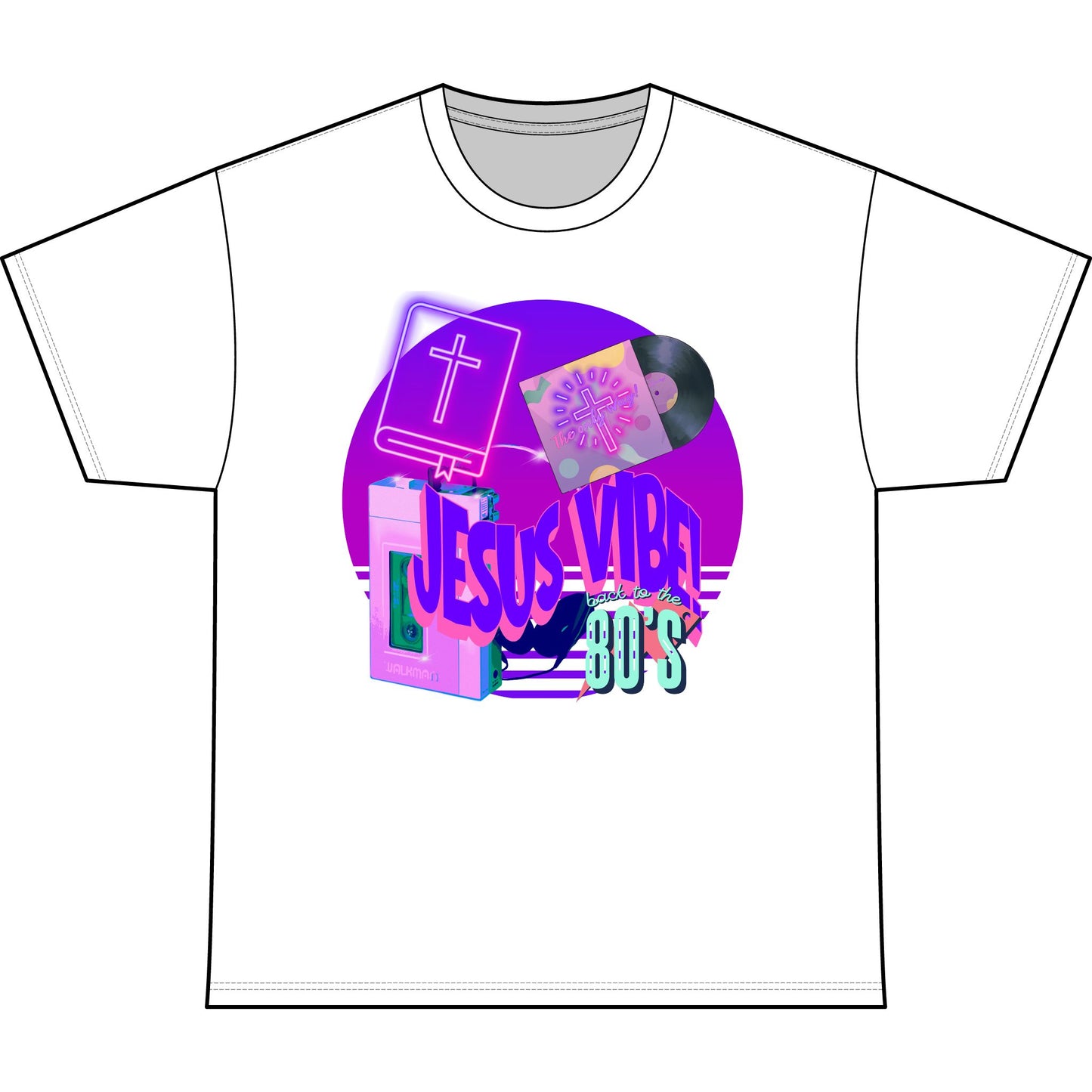 Jesus Vibe 80s T-Shirt