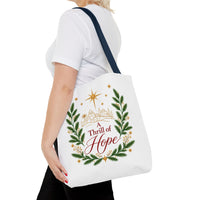 Load image into Gallery viewer, "A Thrill of Hope" Tote Bag