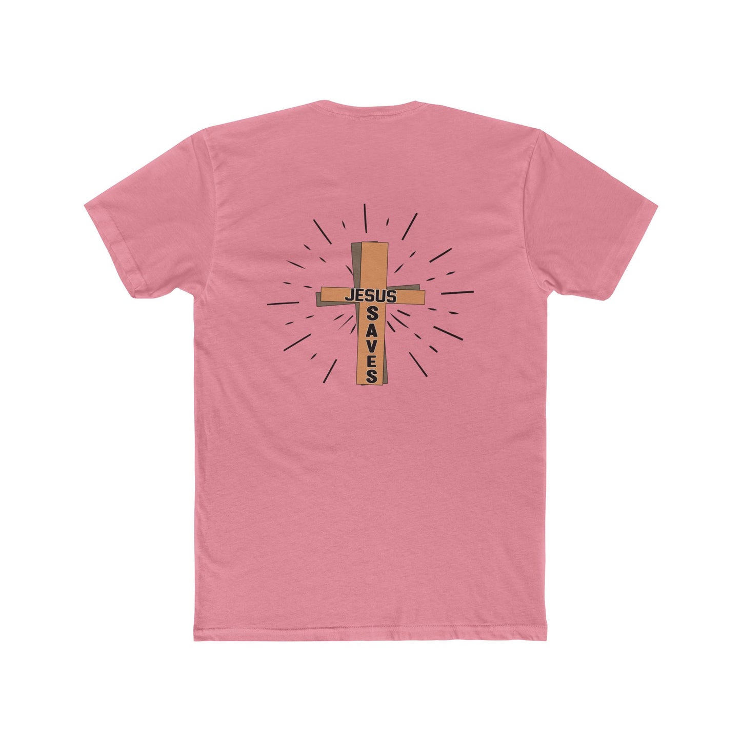 Jesus Saves Cross T‑Shirt — Christian Faith Tee