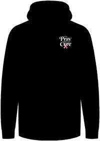 Load image into Gallery viewer, "Pray for a Cure" Christian Waffle Textured Hoodie