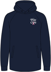 Load image into Gallery viewer, "Pray for a Cure" Christian Waffle Textured Hoodie