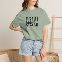 Load image into Gallery viewer, Be Salty Stay Lit Tee