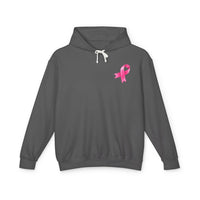 Load image into Gallery viewer, "Faith Over Fear" Pink Ribbon Front/Back Printed Hoodie