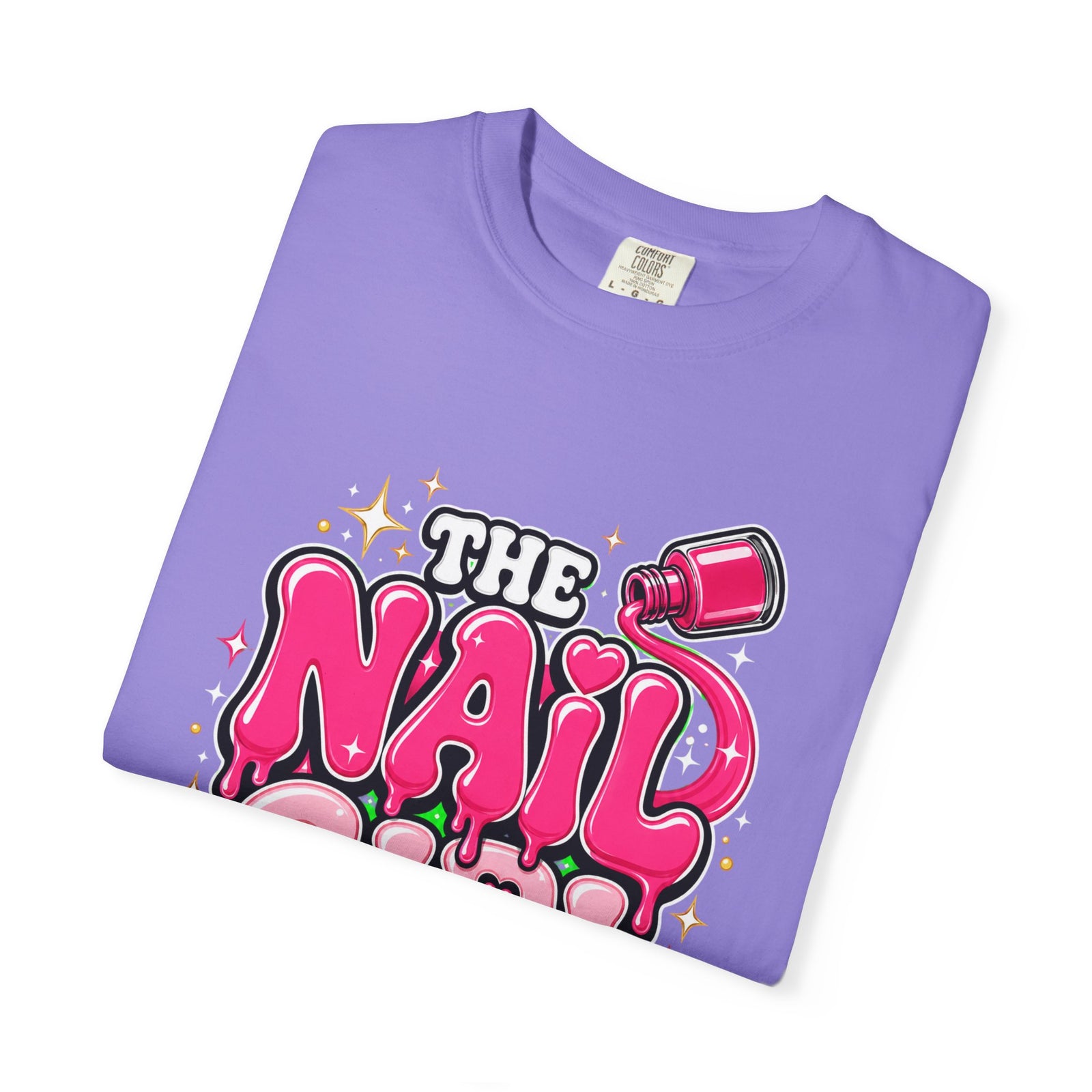 The Nail Girl T-Shirt — Polishing Nails, Praising Jesus Graphic Tee