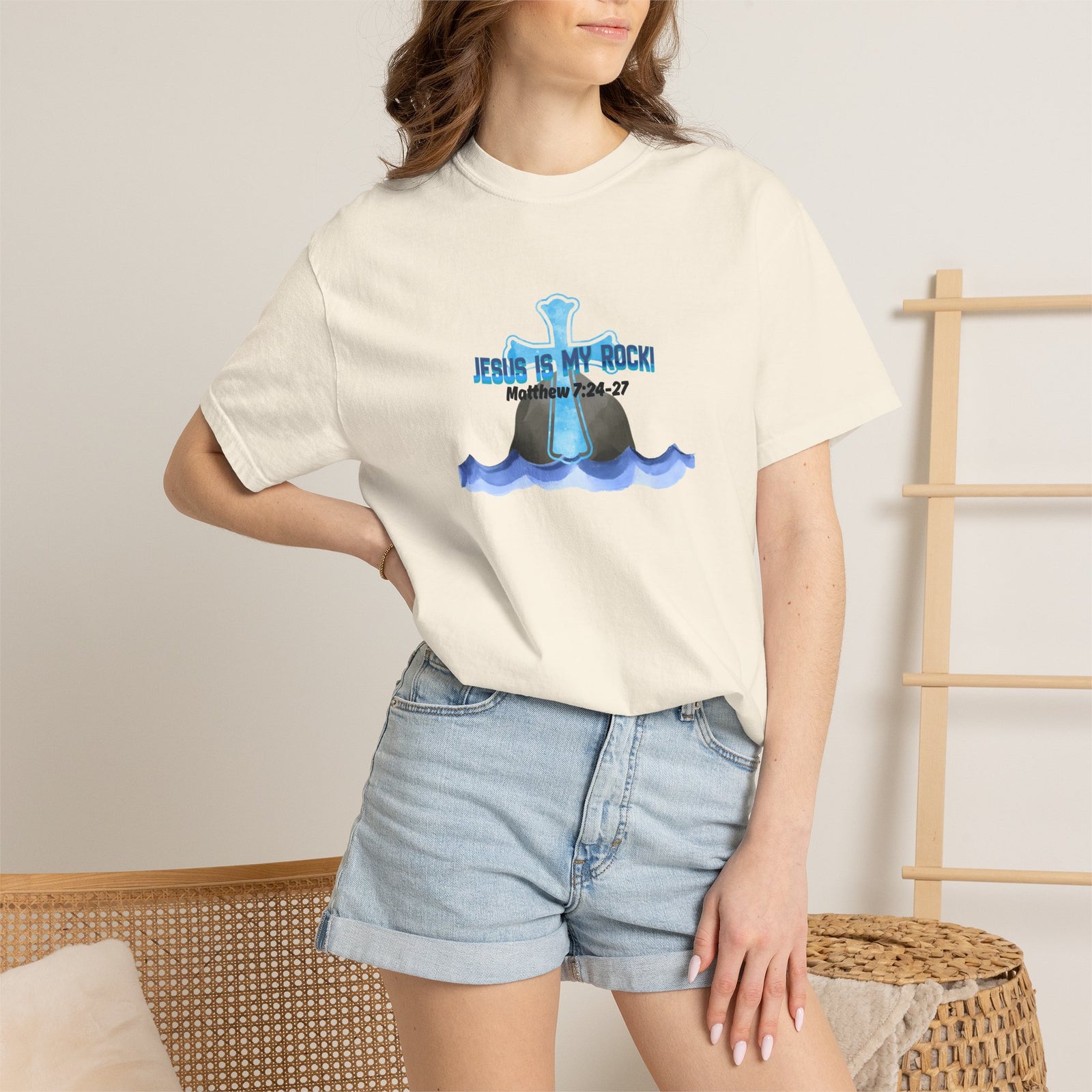 Jesus Is My Rock Graphic Tee