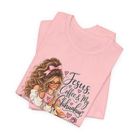 Load image into Gallery viewer, "Jesus, Coffee &amp; My Chihuahua" Tee