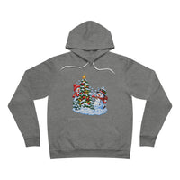 Load image into Gallery viewer, "Christmas Tree and Snowman" Hoodie