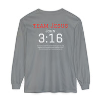 Load image into Gallery viewer, Team Jesus John 3:16 Long Sleeve T-Shirt