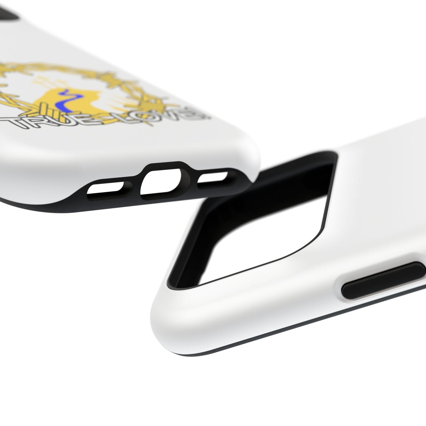 Impact-Resistant Phone Case — 'True Love' Crown of Thorns Faith Design