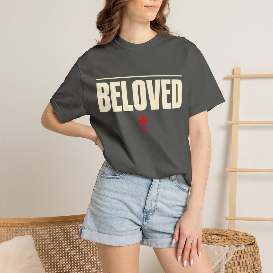 Beloved T‑Shirt — Vintage Church Cross Christian Tee