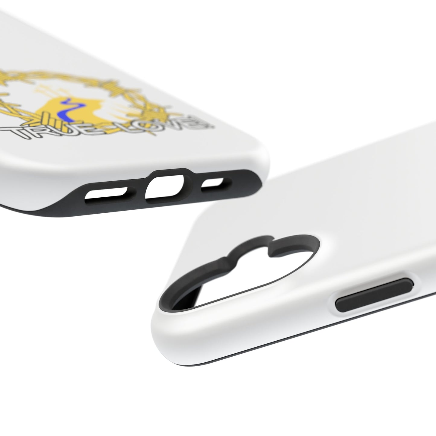 Impact-Resistant Phone Case — 'True Love' Crown of Thorns Faith Design