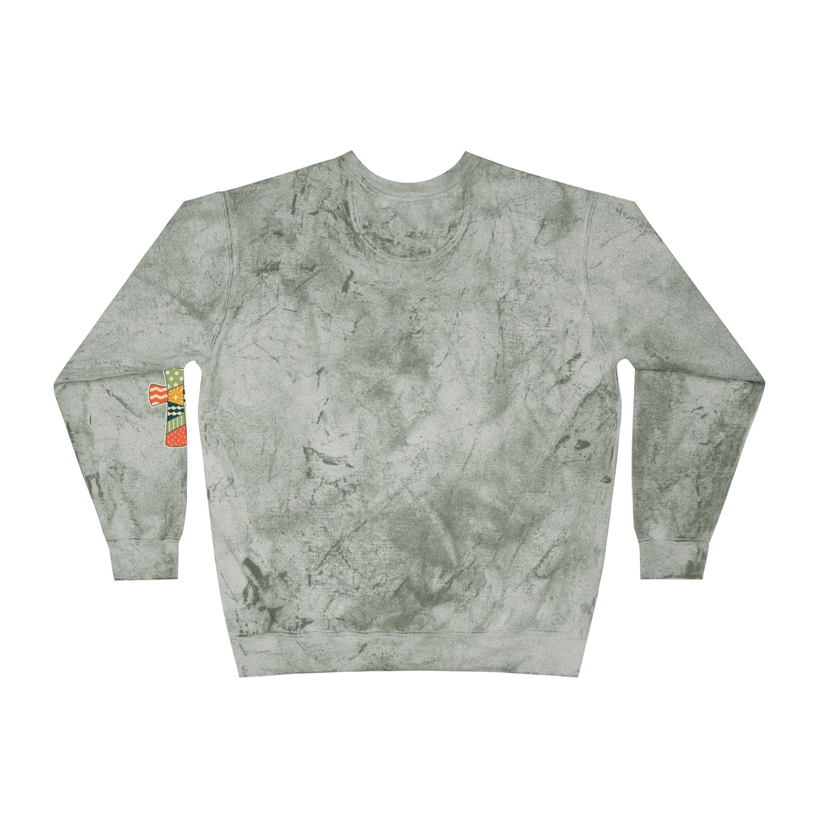 Choose Joy Crewneck Sweatshirt — Psalm 118:24 Tie-Dye Comfort